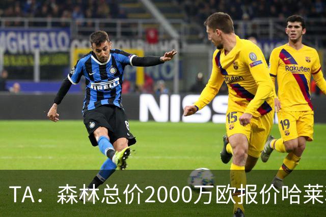TA：森林总价2000万欧报价哈莱利，被圣吉罗斯拒绝